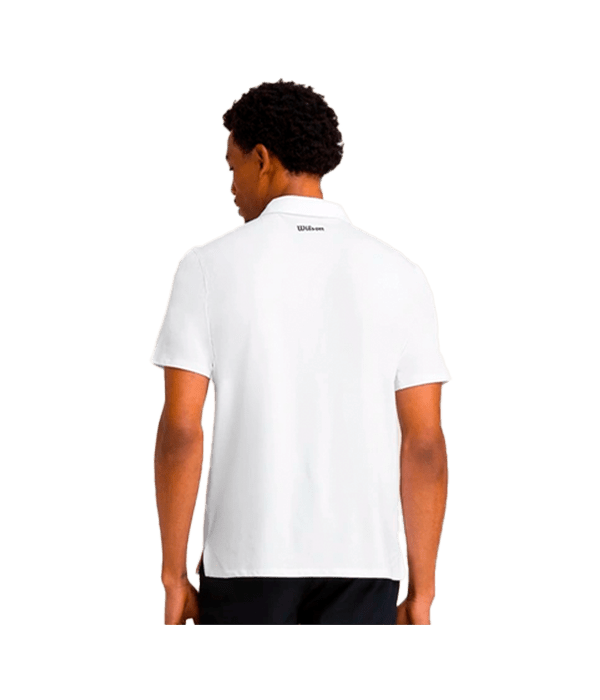 Polo Wlison League White 2025 Padel Clothes Wilson