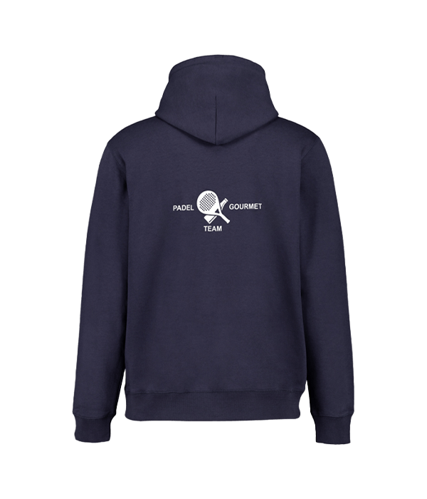 Hoodie Padel Team Gourmet Unisex Blue marino Padel Clothes Gourmet