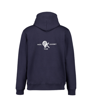 Hoodie Padel Team Gourmet Unisex Blue marino Padel Clothes Gourmet