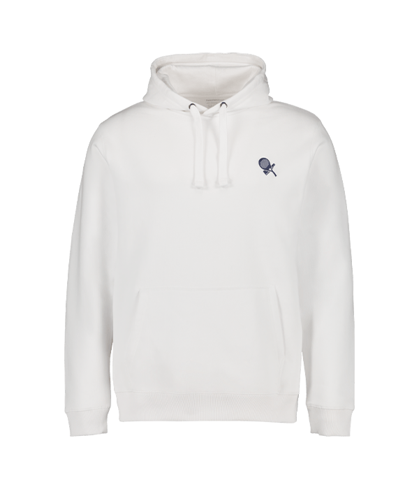 Hoodie Padel Team Gourmet Unisex Blanca Padel Clothes Gourmet