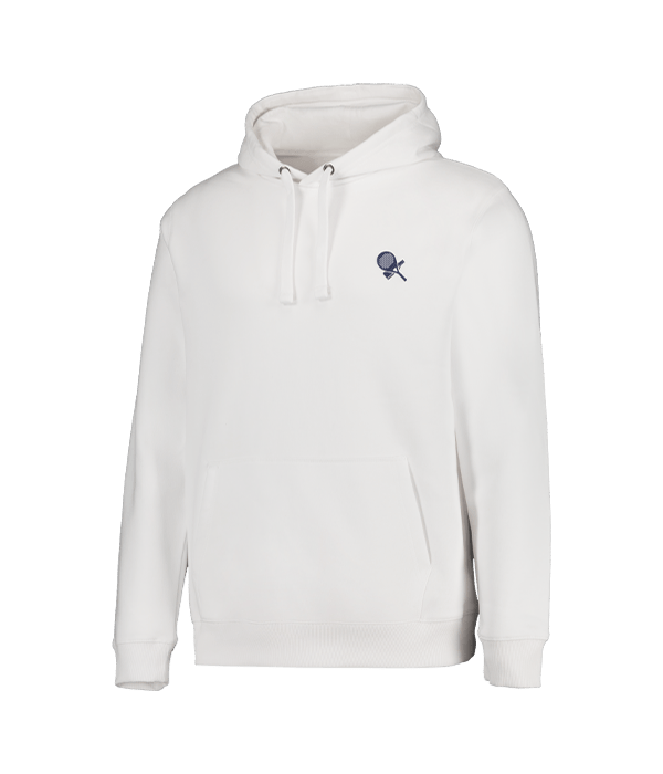 Hoodie Padel Team Gourmet Unisex Blanca Padel Clothes Gourmet