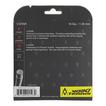 V Star Tennis String Fluo Orange Strings VOLKL