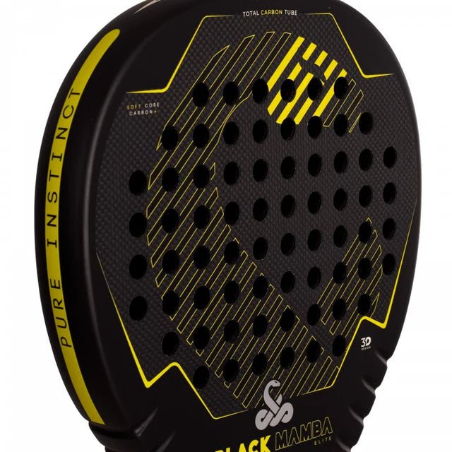 Cargue la imagen en el visor de la galería, VIBOR-A BLACK MAMBA ÉLITE 3K PADEL RACKET
