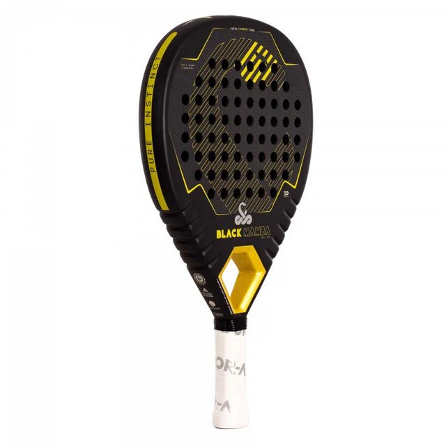 Cargue la imagen en el visor de la galería, VIBOR-A BLACK MAMBA ÉLITE 3K PADEL RACKET
