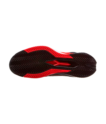 Wilson Rush Pro 4.5 Clay Black/Infrared/White 2025 Padel Shoes Zapatillas Wilson 40 2/3