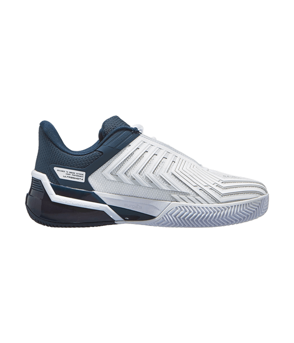 K-Swiss Ultrashot 4 White/Stargazer/Gray Blaze 2025 Padel Shoes Padel Shoes K-Swiss