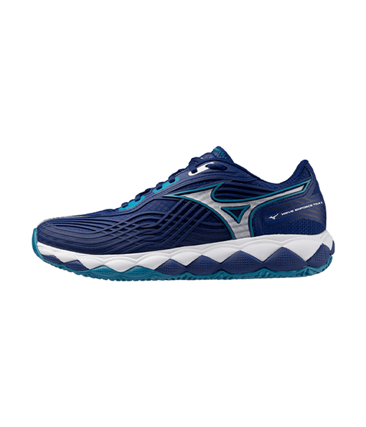 Mizuno Wave Enforce Tour 2 Clay Blue/White 2025 Padel Shoes Padel Shoes Mizuno