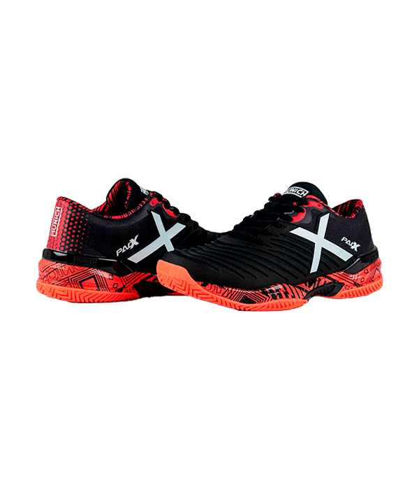 Munich Padx 55 Black/Red 2025 Padel Shoes Padel Shoes Munich