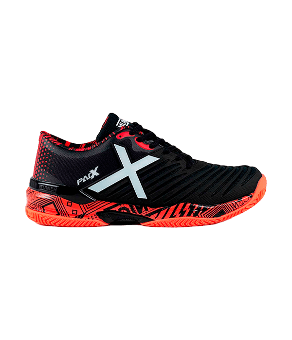Munich Padx 55 Black/Red 2025 Padel Shoes Padel Shoes Munich