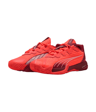 Puma Nova Elite Red/Dark crimson/White 2025 Padel Shoes Padel Shoes Puma