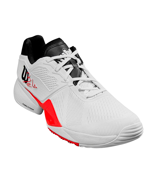 Wilson Bela Tour White/Infrared/Black 2024 Padel Shoes Zapatillas Wilson 40 2/3