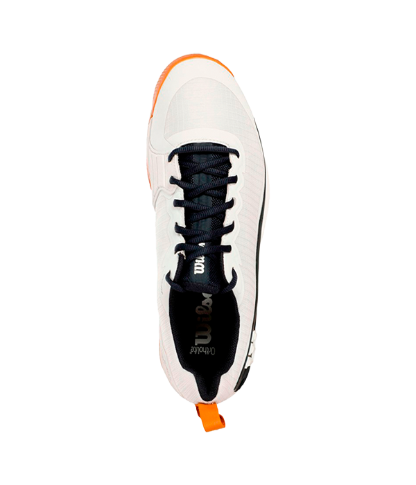 Wilson Rush Pro 4.5 Clay RG White/Navy Blazer/Gum 2025 Padel Shoes Zapatillas Wilson 41 1/3